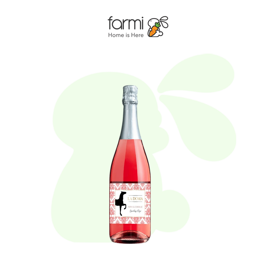 Spanish Non-Alcoholic Sparkling Rosé Wine La Doma – Bodegas Verdúguez 750ml