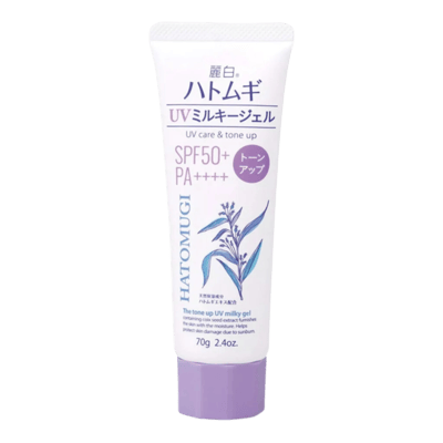 Tone Up UV Milky Gel sunscreen Hatomugi SPF50+ PA++++