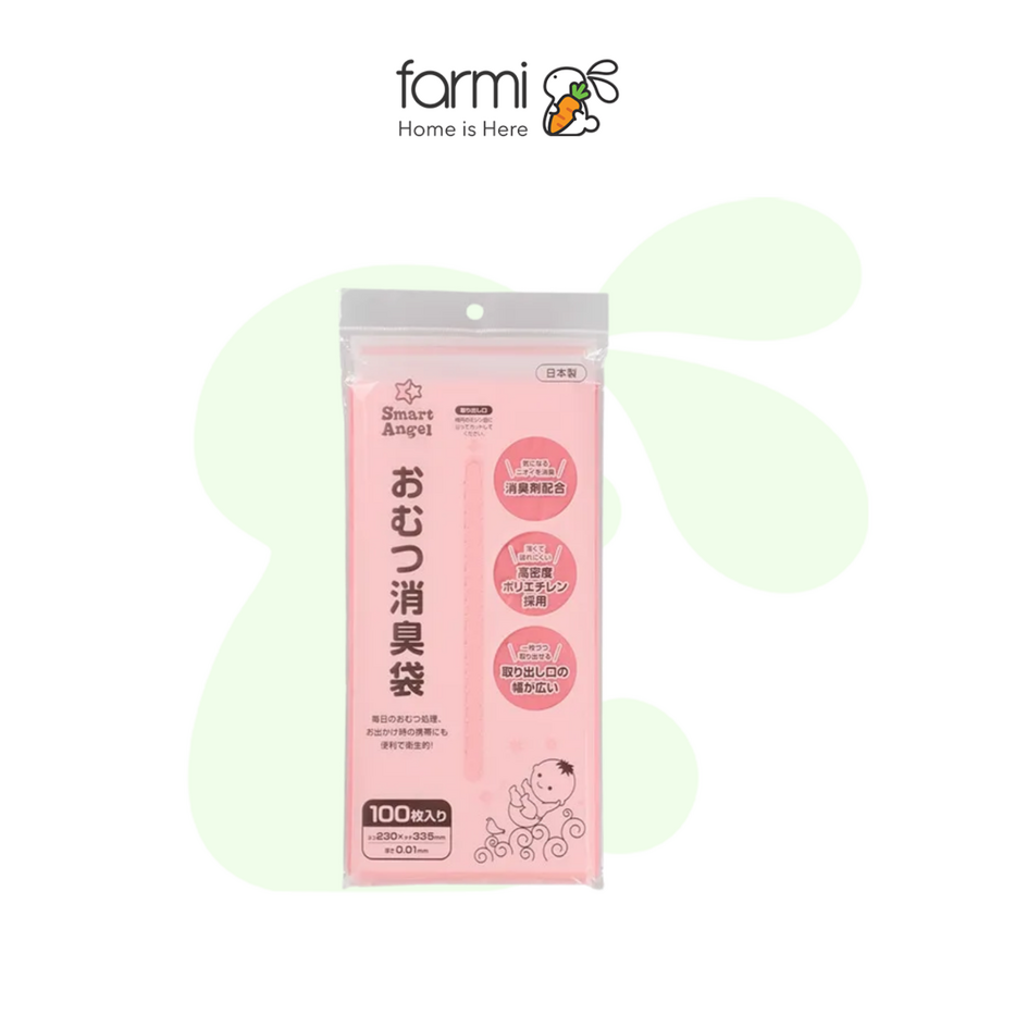 Túi Đựng Tã Bẩn Smartangel 23cm x  33cm (100 túi)
