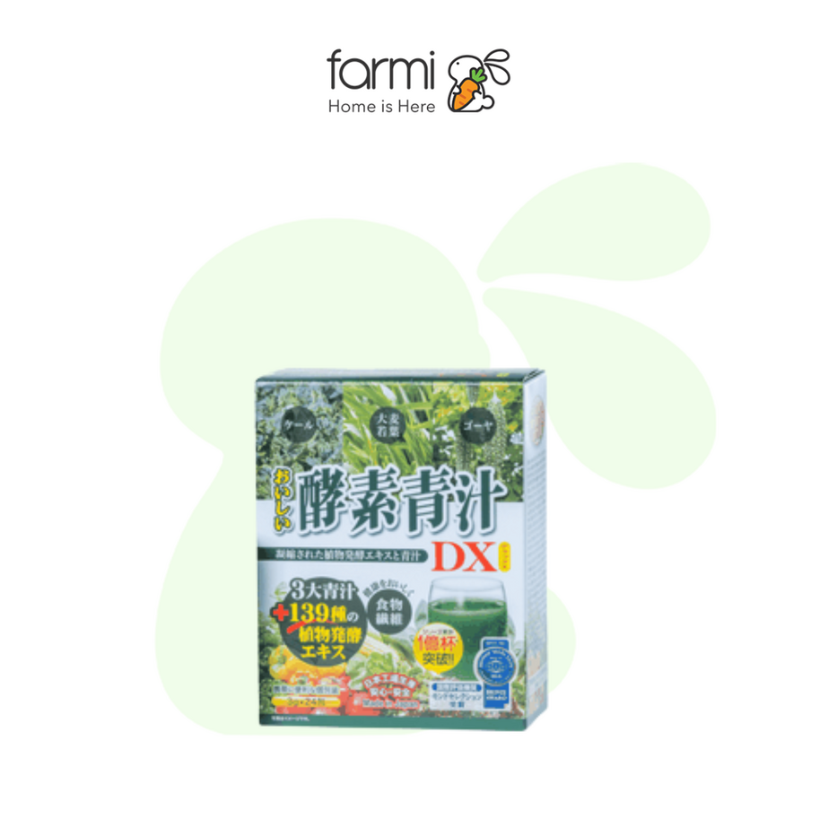 Aojiru DX Pure Barley Grass Green Juice Powder 72g (3g x 24) 1