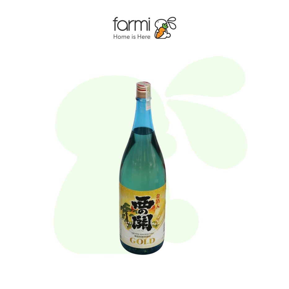 Nishinoseki Gold Leaf Sake 15% 1800ml