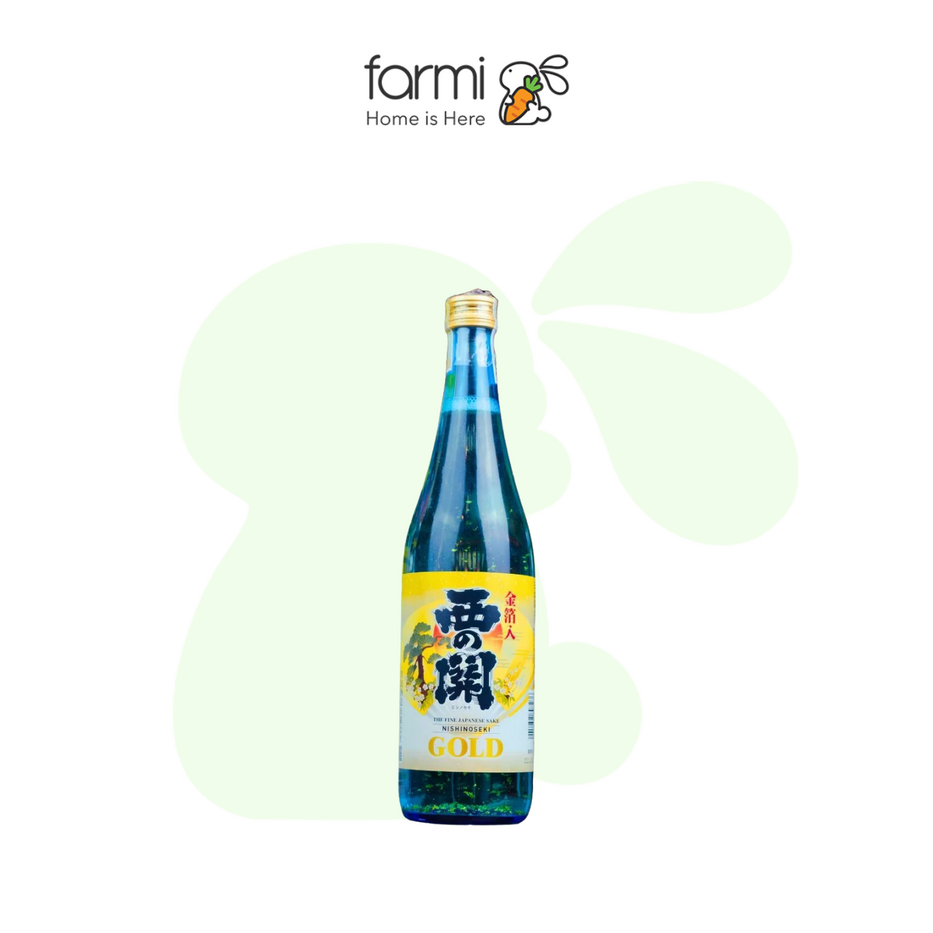 Nishinoseki Gold Leaf Sake 15% 720ml