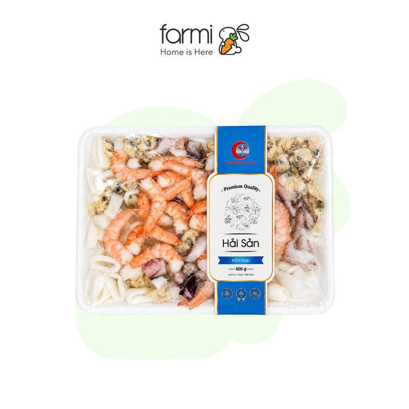 Vifoods Frozen Mixed Seafood 500g