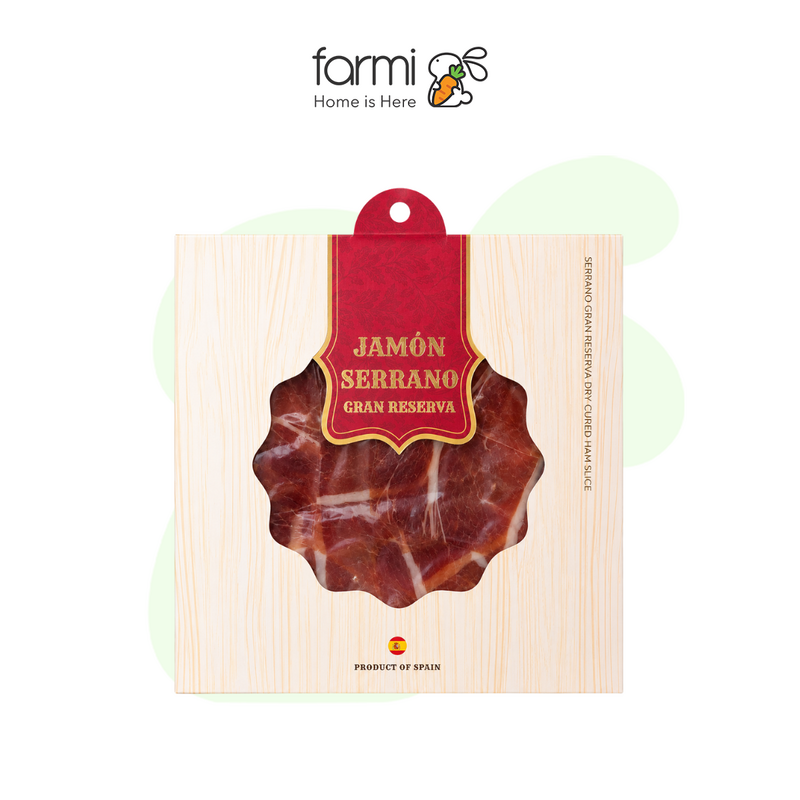 Đùi Sau Heo Muối 18 Tháng Cát Lát Serrano 100g