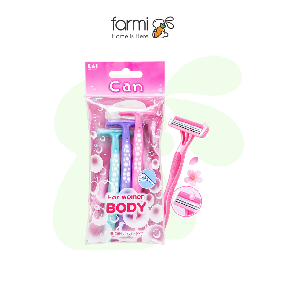 Kai Women's Beauty Razor 3 Pcs 1