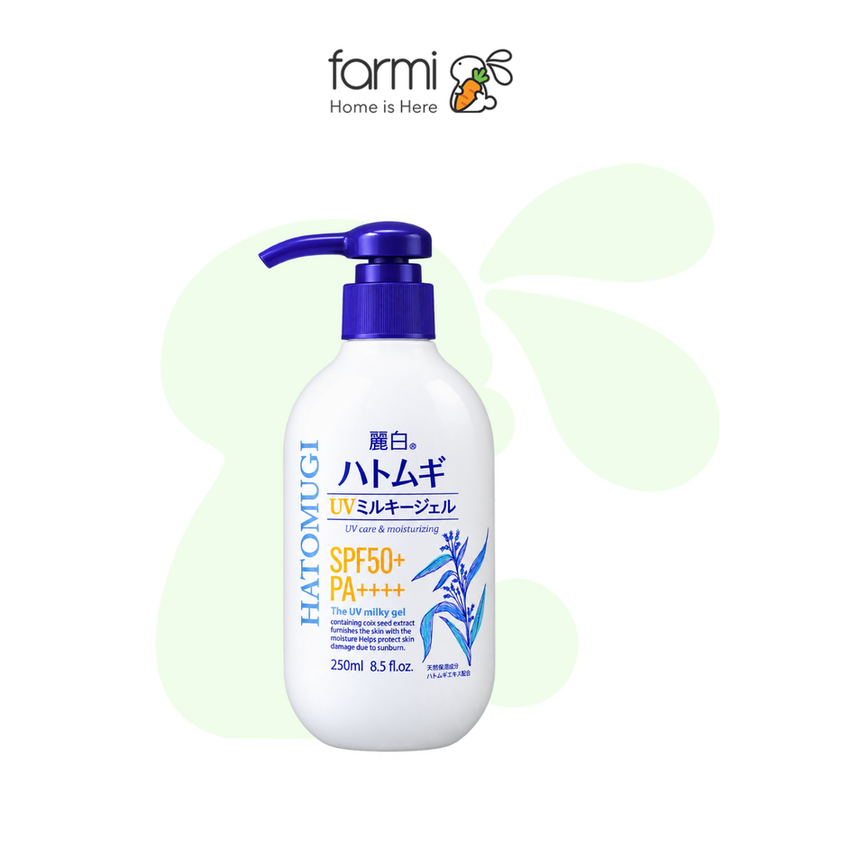 Hatomugi UV Milky Gel SPF50+ PA++++ 250ml 1