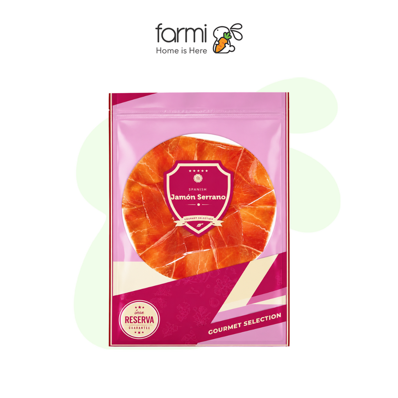 Đùi Sau Heo Muối 18 Tháng Cát Lát Serrano 30g