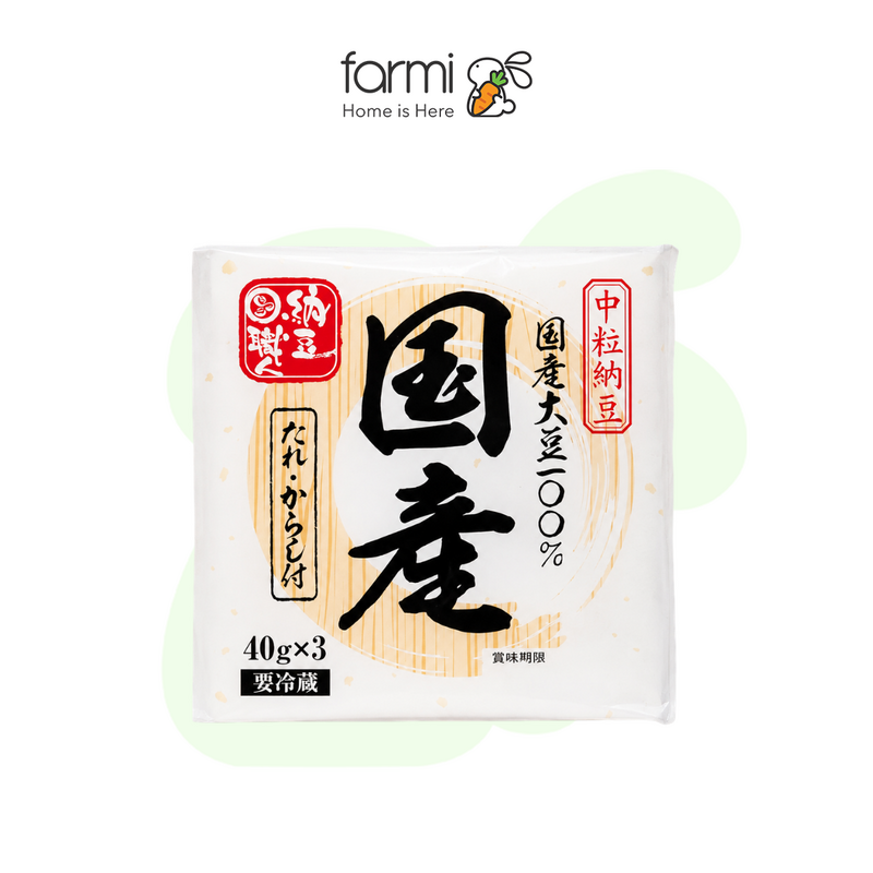 Mitofoods Medium-Grain Fermented Soybeans Natto 40g × 3