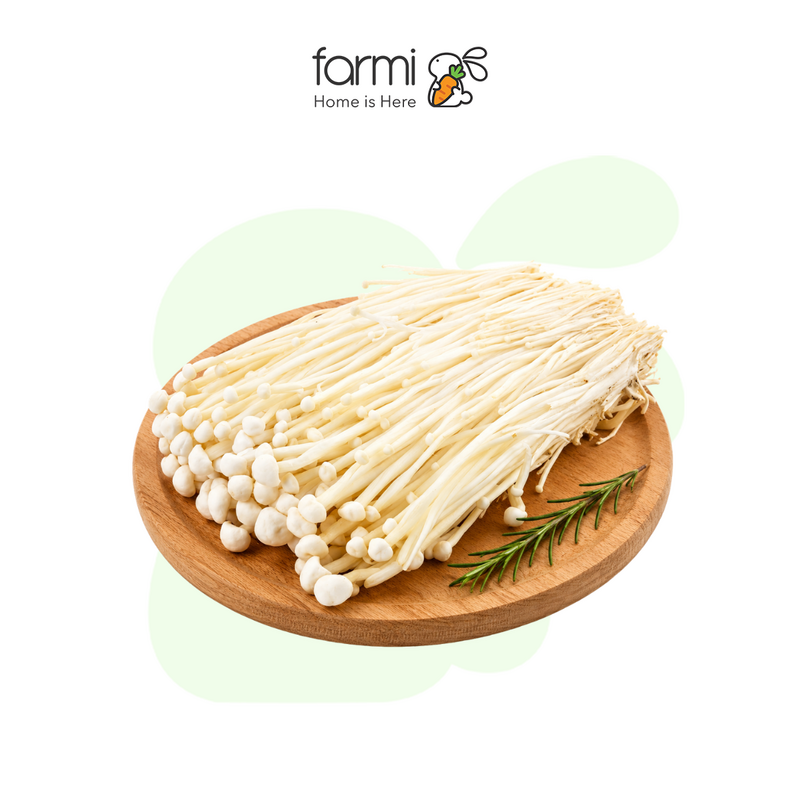 Kamereo White Enoki Mushrooms 200g