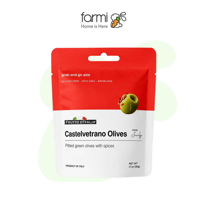 Trái Oliu Xanh Tách Hạt Có Gia Vị Frutto D’Italia / Madama Oliva 30g