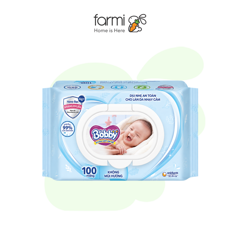 Bobby Unscented Baby Wet Wipes