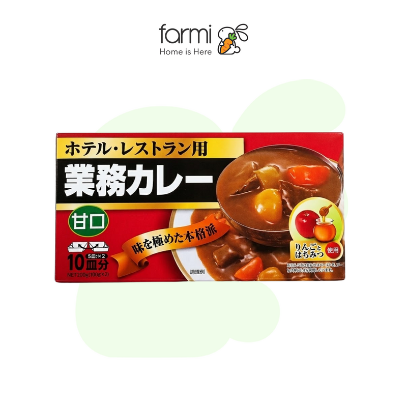 ハチ食品 カレールー 甘口 200g