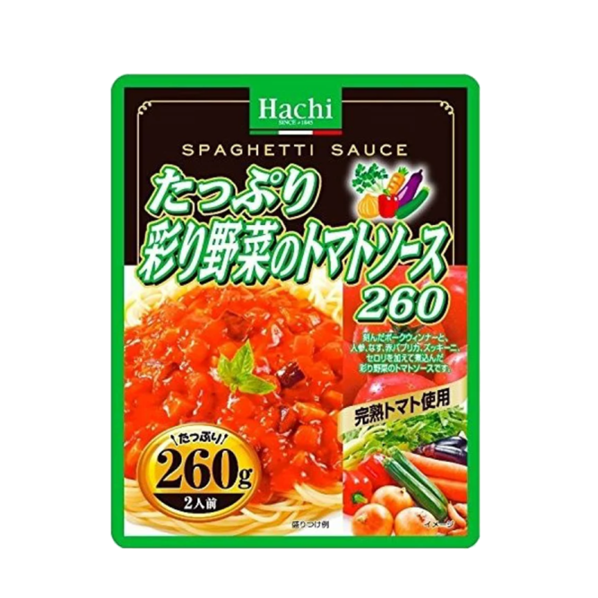 ハチ トマトスパゲッティソース 260g