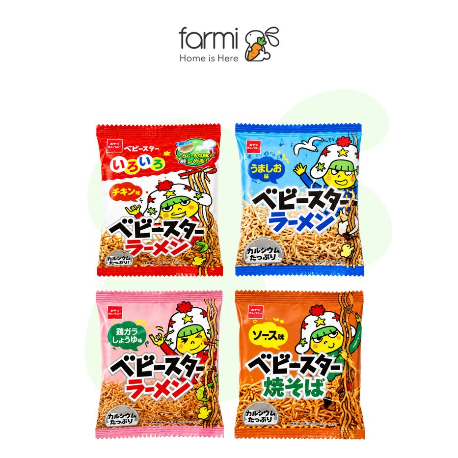 Oyatsu Baby Star Ramen Snack 17g x 4 Packs 1