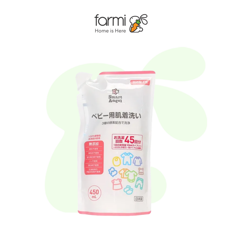 SmartAngel Baby Liquid Laundry Detergent Refill Pouch 450ml