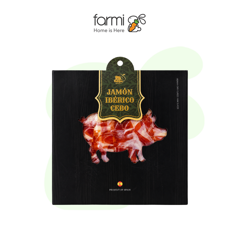 Iberico Cebo 24-Month Cured Ham Slices 100g