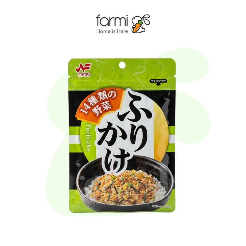Gia Vị Rắc Cơm Vị Rau 14 Loại Nichifuri 29g