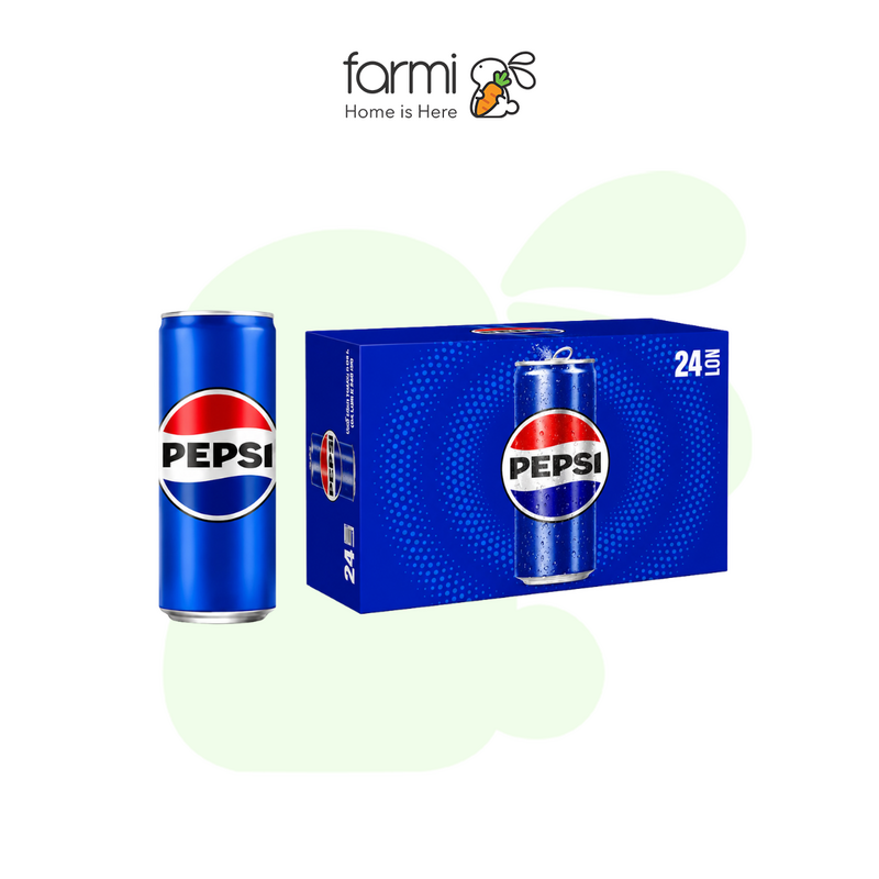 Nước Giải Khát Pepsi - 320ml x 24 lon (Thùng)