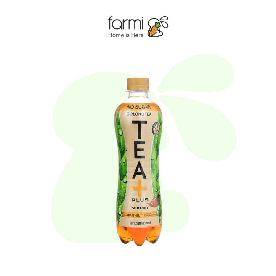 Suntory TEA+ Unsweetened Oolong Tea 455ml 1