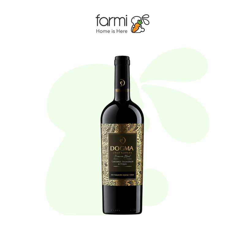 Viña Aromo Dogma Gran Reserva Cabernet Sauvignon & Syrah Red Wine, Chile, 14% ABV, 750ml