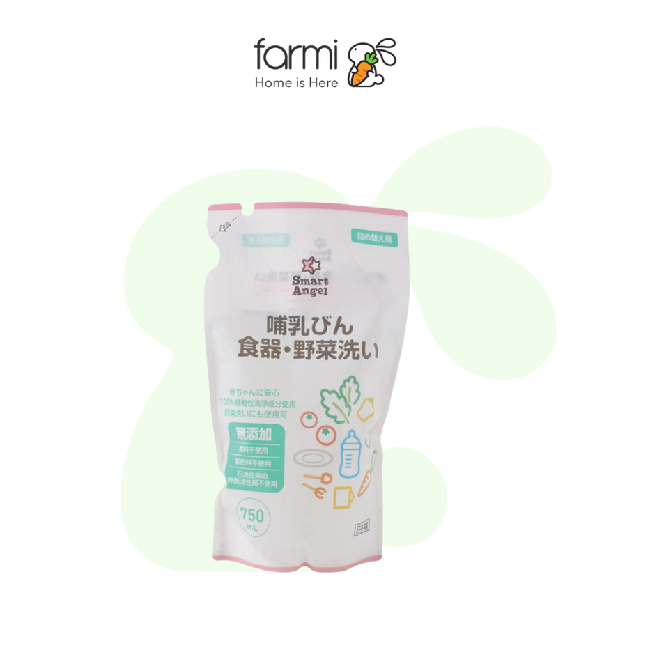Nước Rửa Bình Sữa Cho Bé  Túi Refill Smartangel 750ml