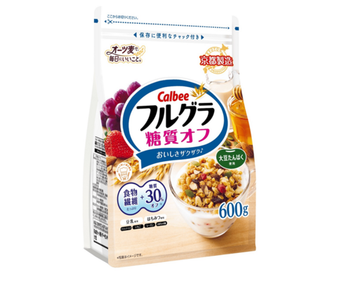 CALBEE_Ngũ cốc ít đường 550g