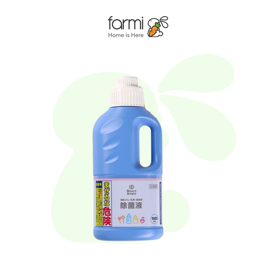 Bình Dung Dịch Tiệt Trùng Bình Sữa Cho Bé Smartangel 1000ml