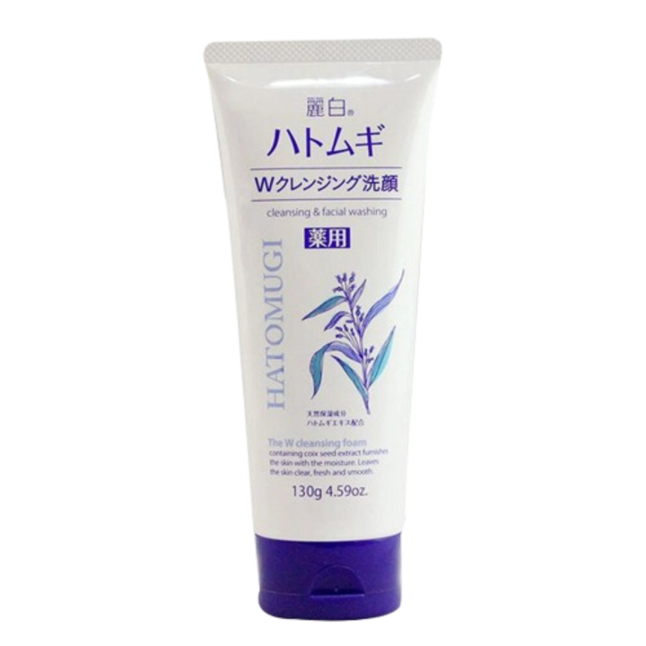 麗白 薬用ハトムギWクレンジングフォーム