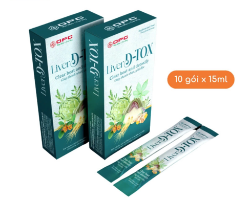 TPBS Bảo vệ gan, giảm nôn rượu bia LIVER D-TOX 10x15ml