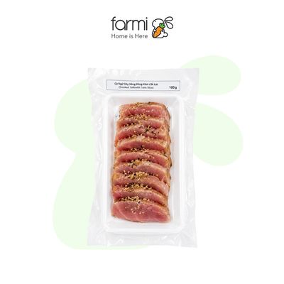 Smoked Yellowfin Tuna Sliced ​​with Torch 100g