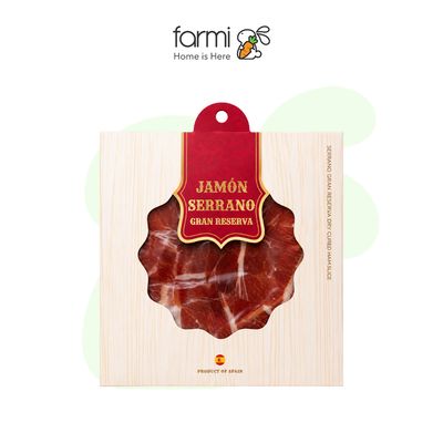 Đùi Sau Heo Muối 16 Tháng Cát Lát Serrano 50g