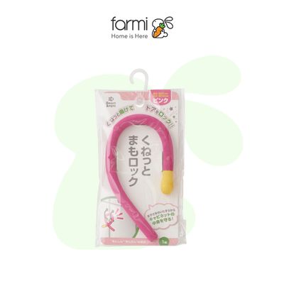 Khóa Tủ Cao Su Xốp Màu Hồng Smartangel 1 cái