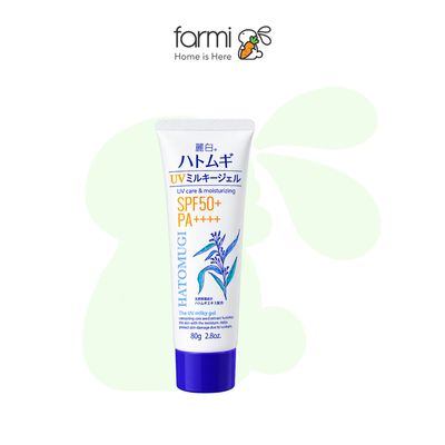 麗白 ハトムギ UVミルキージェル 80g