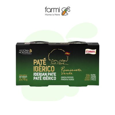 Pate Heo Iberico Tiêu Xanh Coren 78g x 2