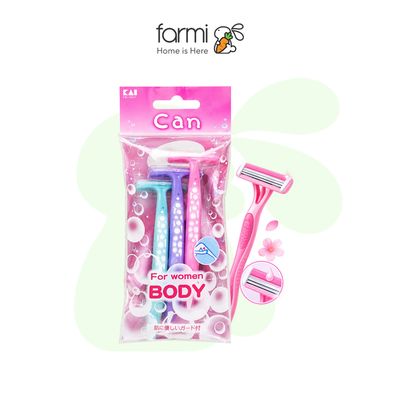 貝印 女性用カミソリ キャンL CAL-3本入 3本入