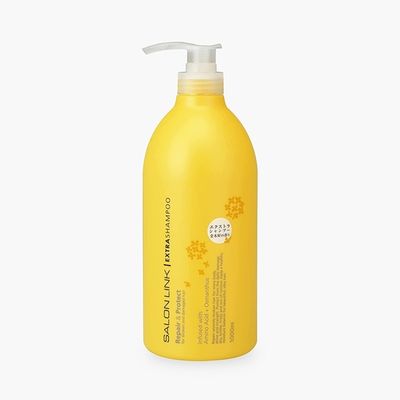 Dầu gội Kumano Salonlink hỗ trợ phục hồi tóc hư tổn, tóc gội nhuộm giảm sơ rụng tóc 1000ml (Hàng chính hãng) hoa mộc vàng