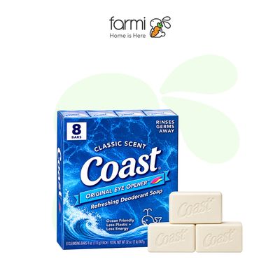 Coast Traditional Scented Deodorant Soap 8 x 113g
