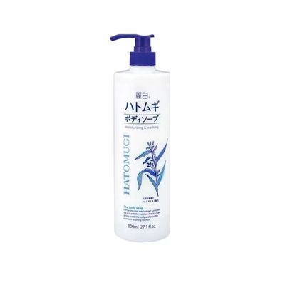 Sữa Tắm Chiết Xuất Ý Dĩ Dưỡng Ẩm Và Làm Sáng Da Hatomugi 800ml (Hàng chính hãng)