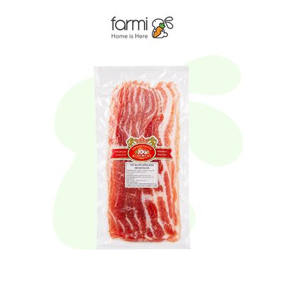 日本ハム スライス豚バラ肉(厚さ2mm、冷凍) 500g