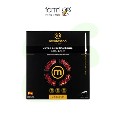 Thịt Lợn Ướp Muối Đùi Sau Cắt Lát Bằng Tay Bellota 100g