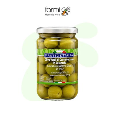Whole Green Olives in Glass Jar 170–290g