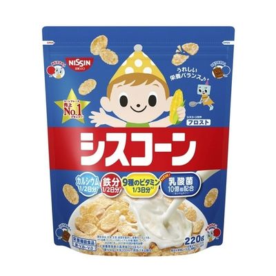 NISSIN_Ngũ cốc ăn liền cho trẻ vị bắp sữa 220g