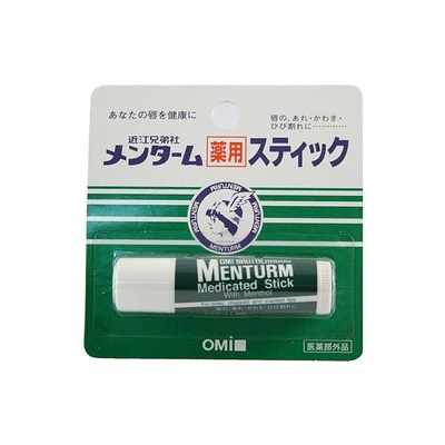 （正規品）近江兄弟社 メンターム 薬用リップクリーム ミントタイプ 乾燥・ひび割れ唇用