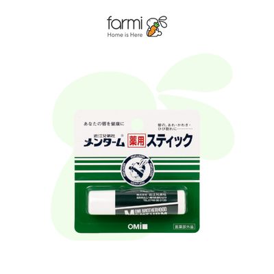 Omi Brotherhood Menturm Medicated Lip Balm Menthol 4g