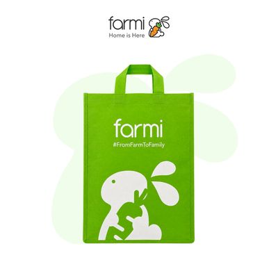 Túi vải không dệt bảo vệ môi trường Farmi size L