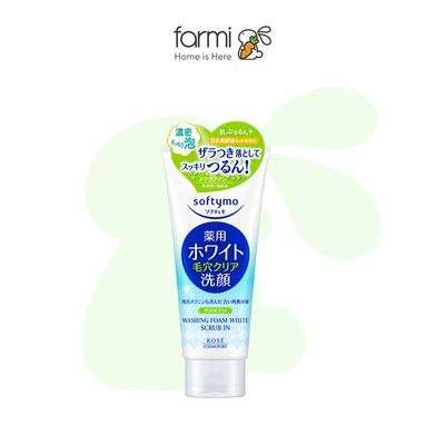 Sữa Rửa Mặt Tạo Bọt Dưỡng Trắng Tẩy Tế Bào Chết Kose Softymo 150g