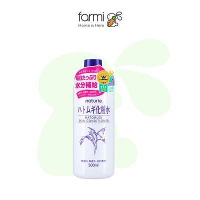 Nước Hoa Hồng Dưỡng Ẩm Chiết Xuất Hạt Ý Dĩ Reihaku Hatomugi 500ml