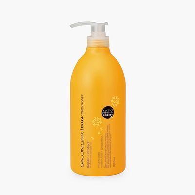 Dầu xả Kumano Salonlink hỗ trợ phục hồi tóc hư tổn, tóc gội nhuộm giảm sơ rụng tóc 1000ml (Hàng chính hãng) hoa mộc vàng