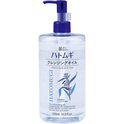 Dầu tẩy trang dưỡng ẩm và làm sáng da Reihaku Hatomugi Cleansing Oil