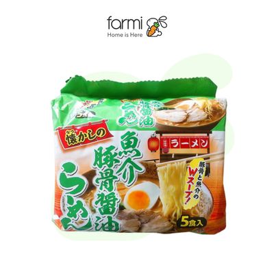 山本製粉 海鮮豚骨ラーメン 88g x 5食パック